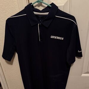 Cowboys Nike Polo Golf Shirt Size M